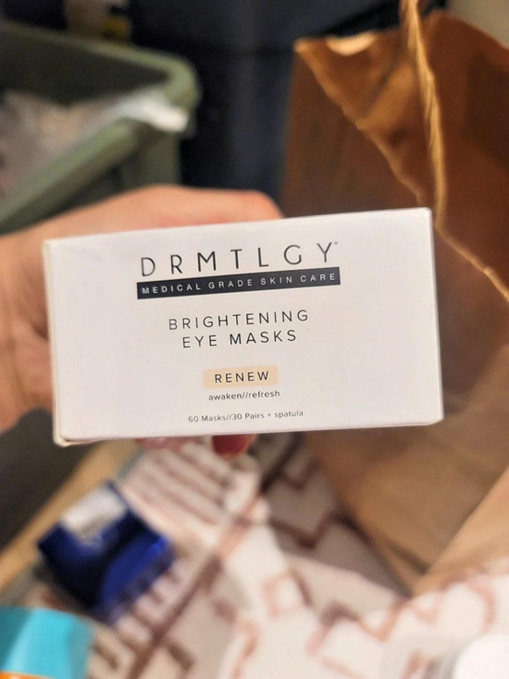 DRMTLGY FacialRX Brightening Eye Masks NWT BNIB